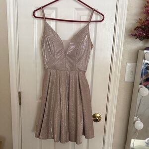 B Darlin Blush Pink Dress